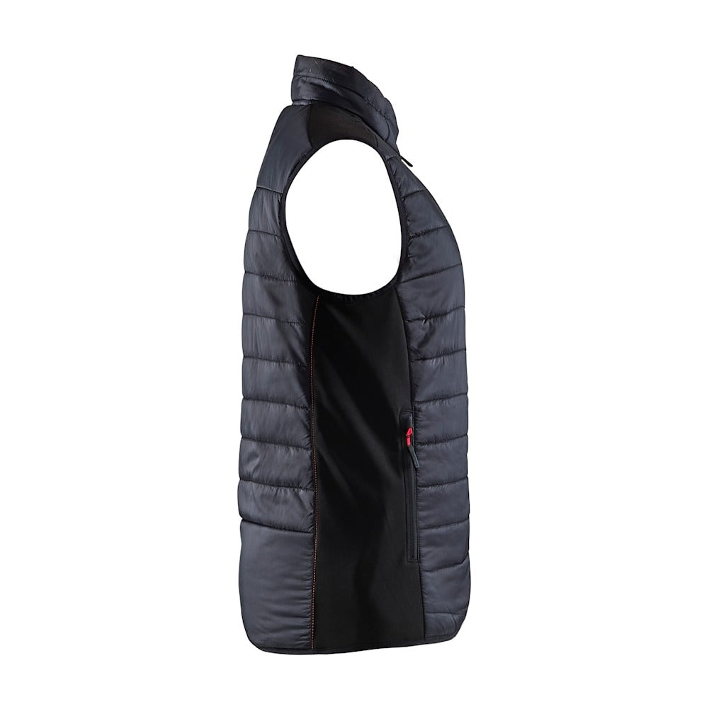 Blaklader Vest Warm-Lined Women 3864 #colour_black-red