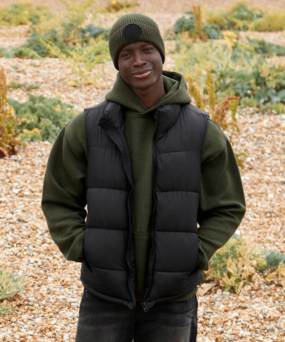 Beechfield B332R Circular Fashion Patch Beanie