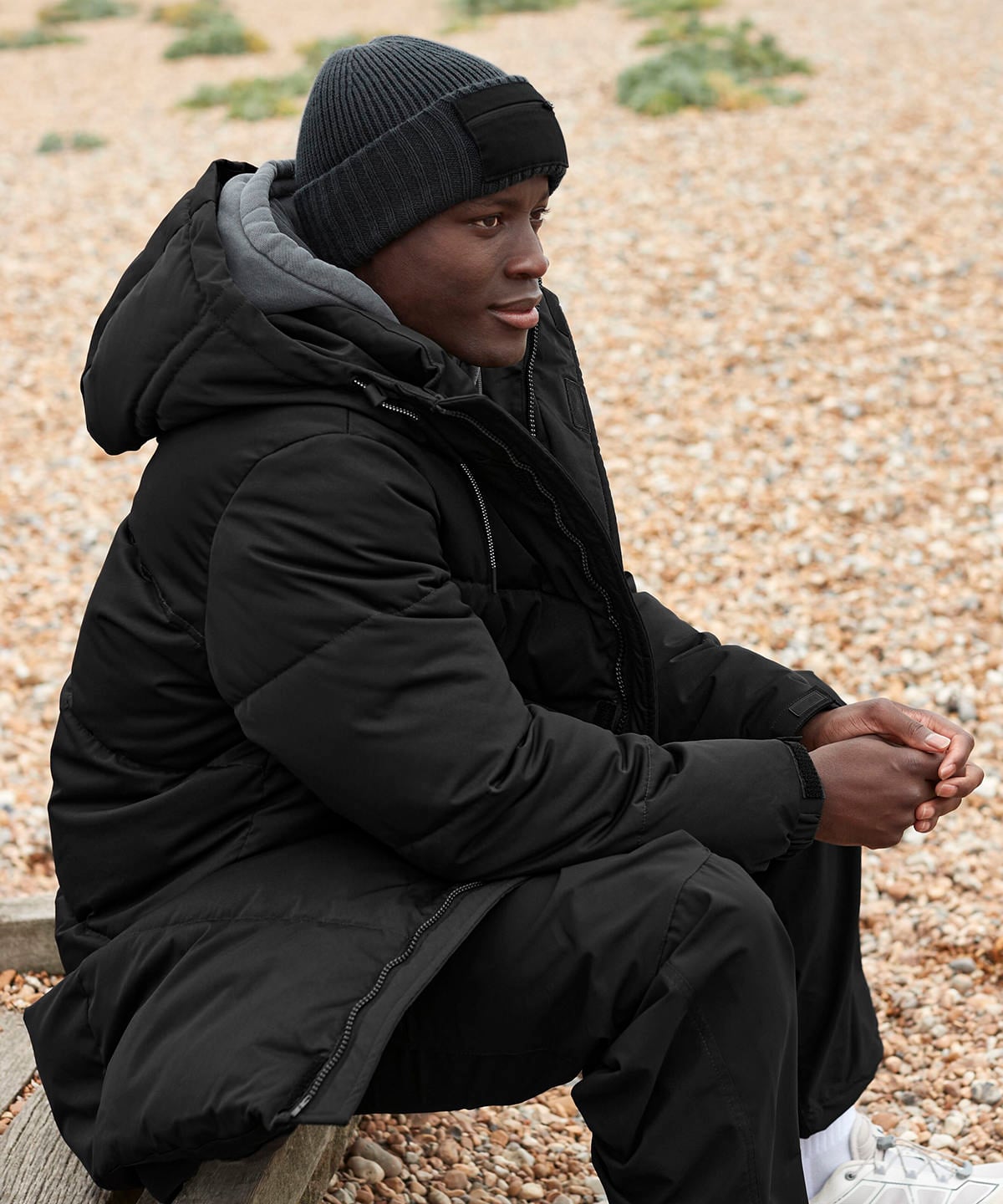 Beechfield B334R Zip Patch Beanie