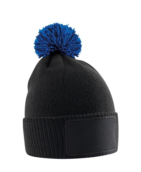 Beechfield B443B Kids Snowstar Patch Beanie
