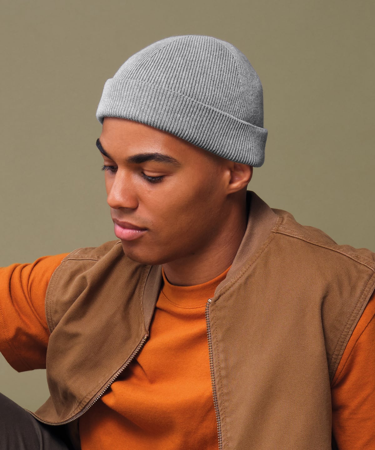 Beechfield B832N Organic Cotton Fisherman Beanie