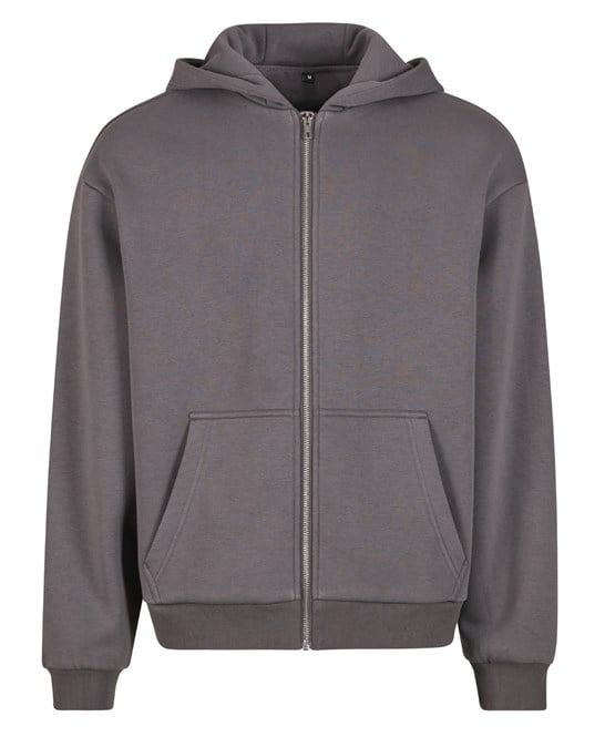 Build Your Brand BY285 Fluffy Zip Hoodie