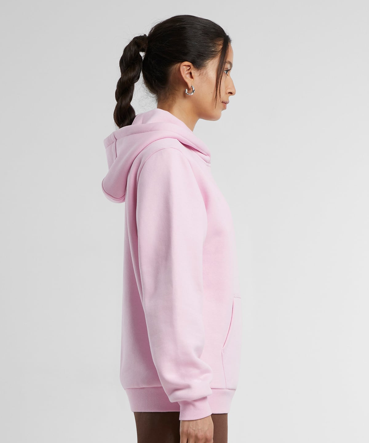 Build Your Brand BY289 Women’s Fluffy Hoodie
