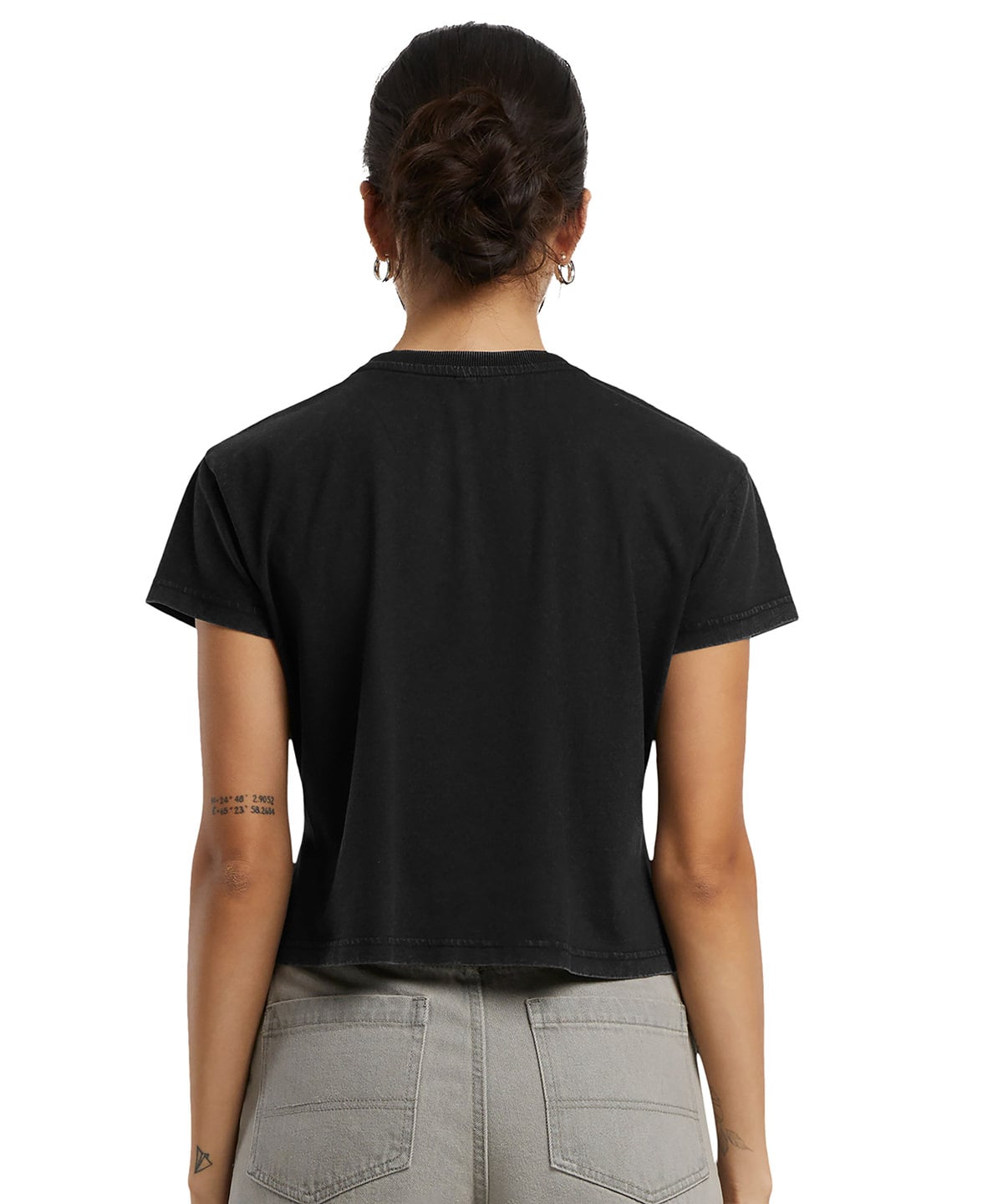 Build Your Brand BY305 Women’s Vintage Cropped Tee