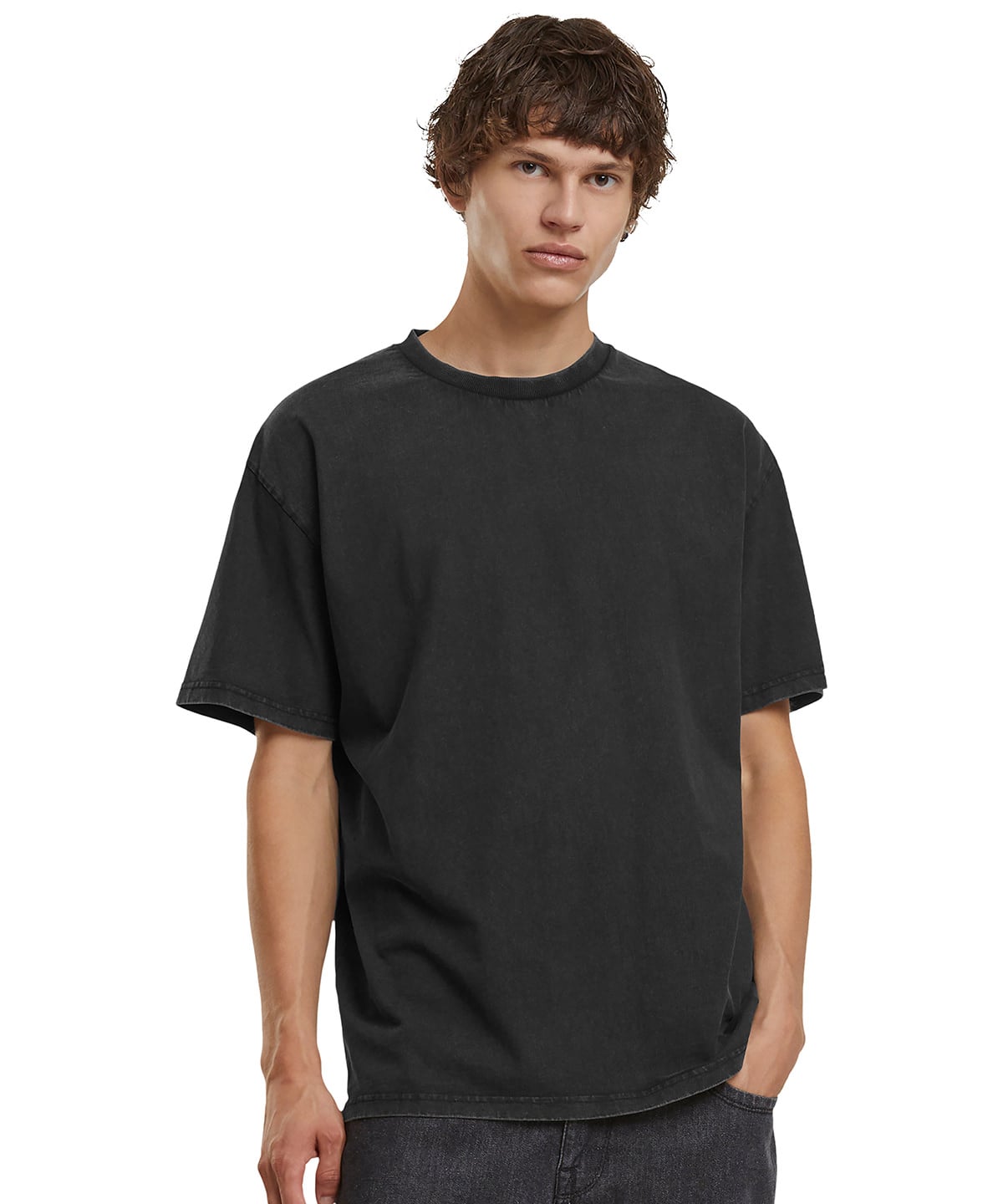 Build Your Brand BY307 Vintage Heavy Loose Tee