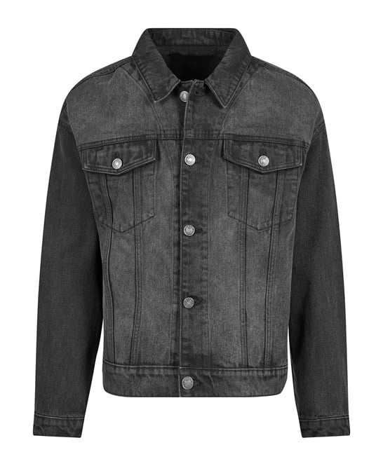 Build Your Brand BY312 Heavy Ounce Boxy Denim Jacket