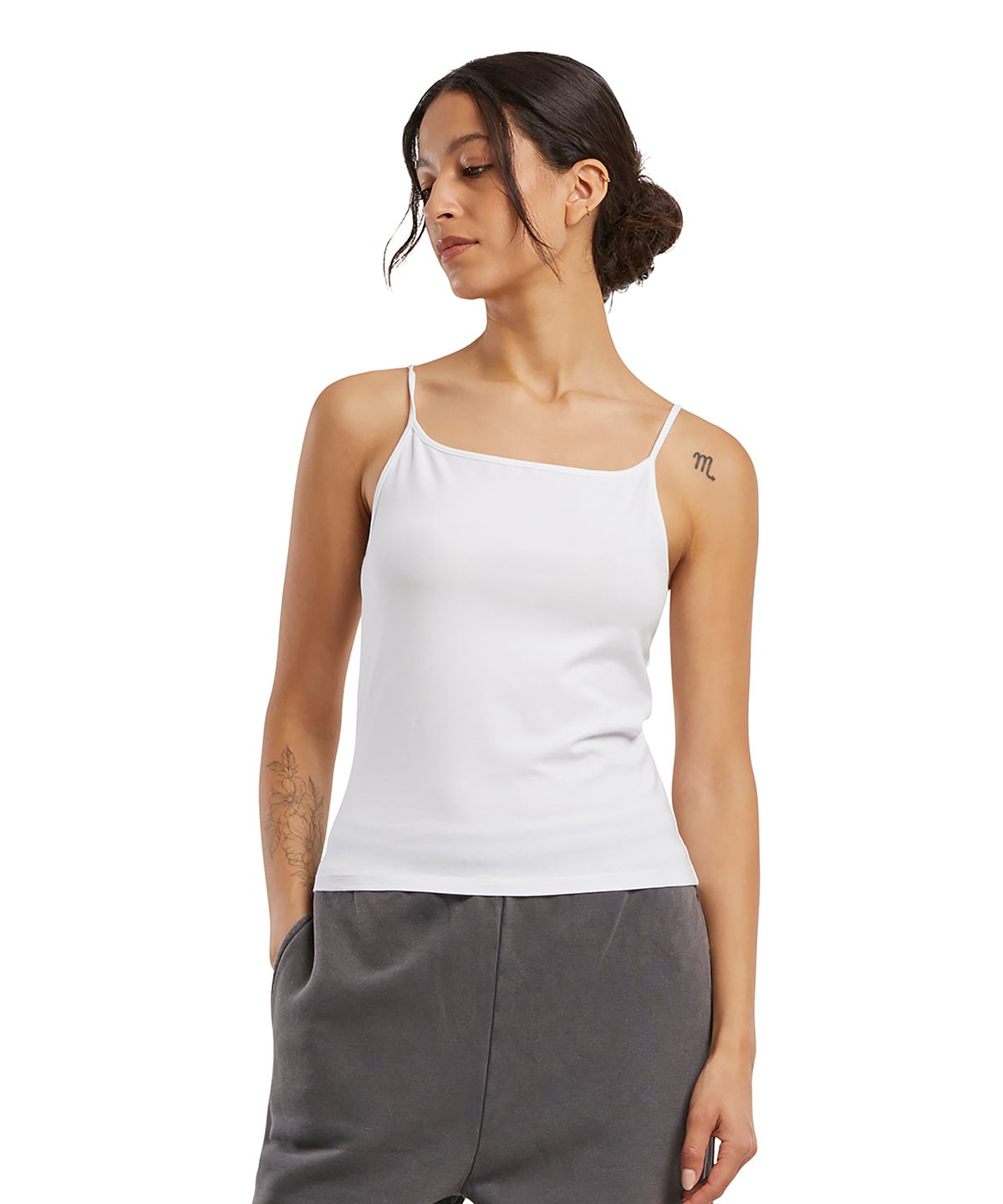 Build Your Brand BY314 Women’s Stretch Jersey Short Slim Top