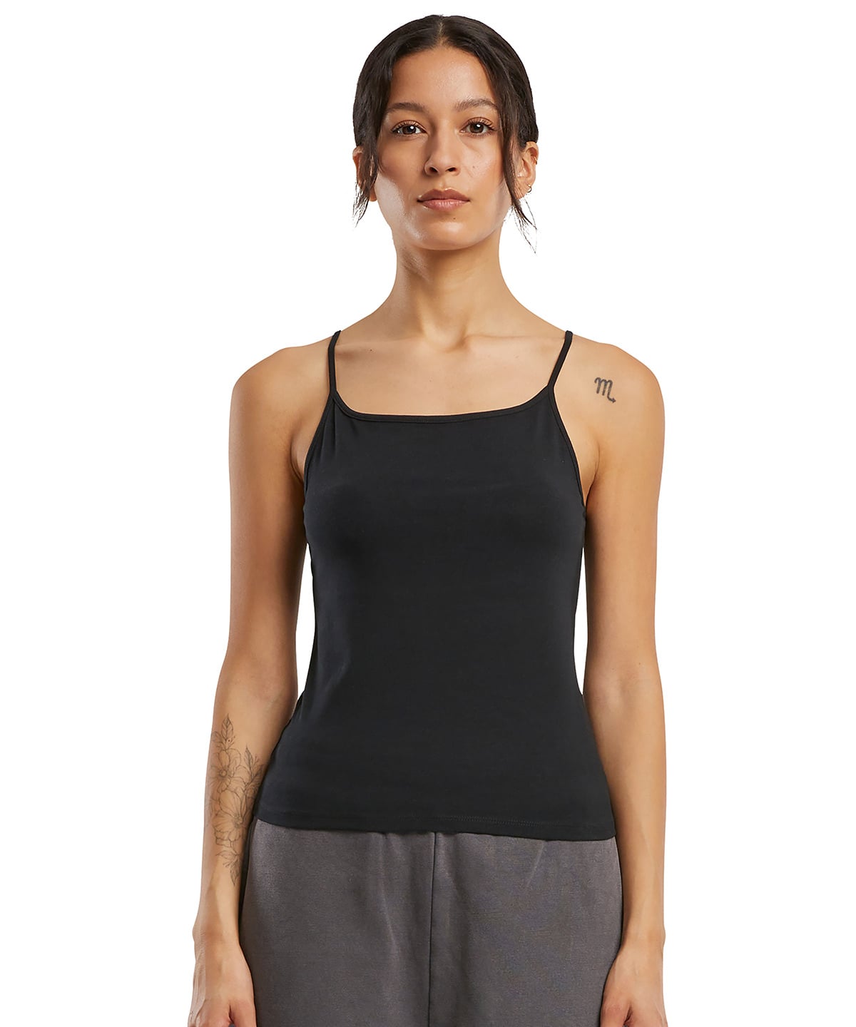 Build Your Brand BY314 Women’s Stretch Jersey Short Slim Top