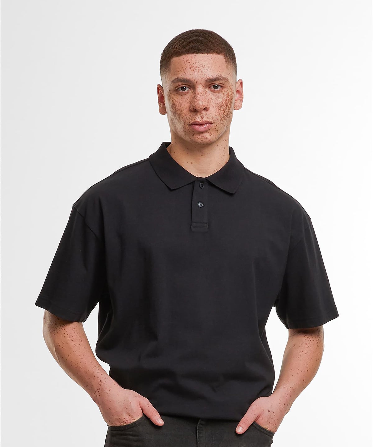 Build Your Brand BY421 Oversized Polo Shirt