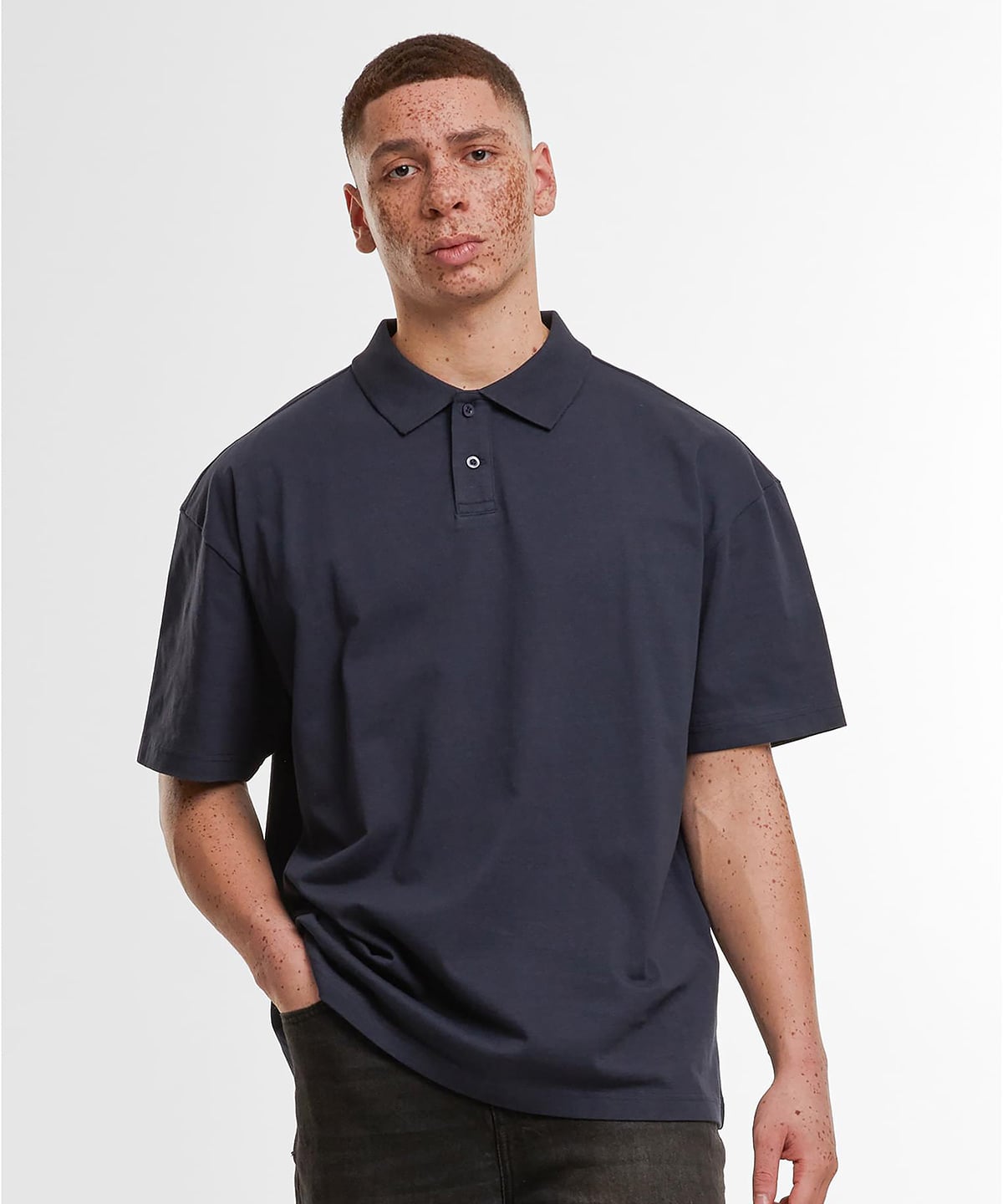 Build Your Brand BY421 Oversized Polo Shirt