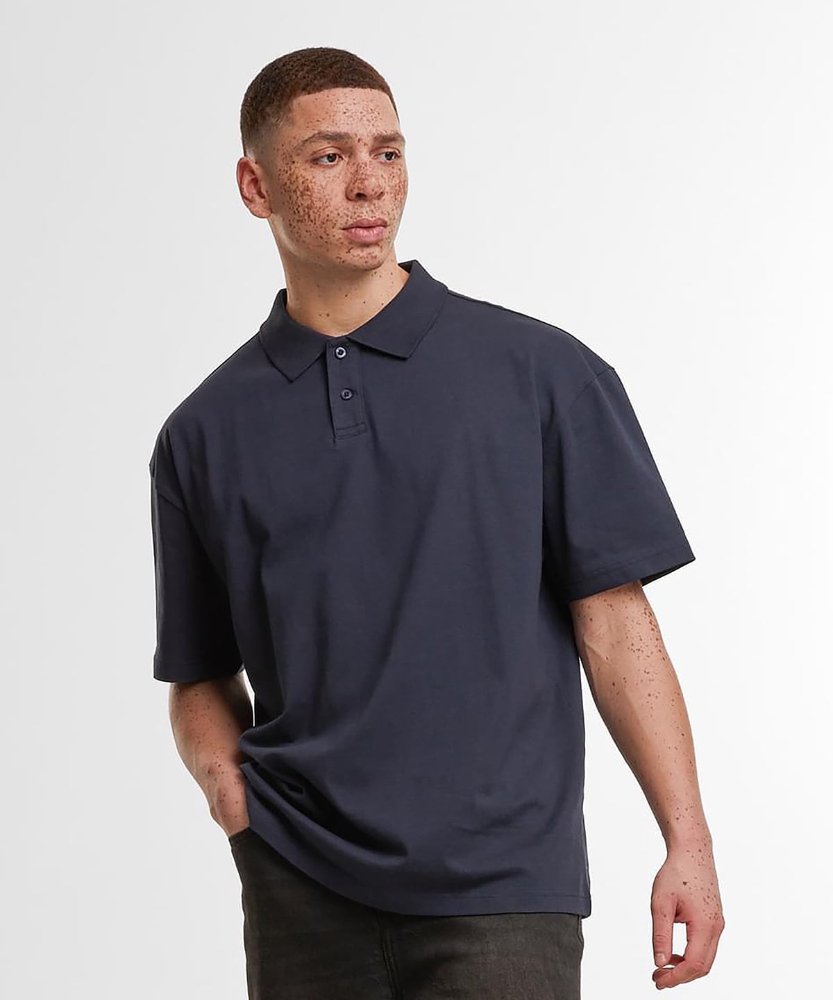 Build Your Brand BY421 Oversized Polo Shirt