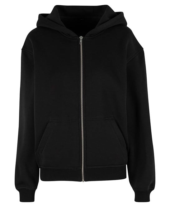 Build Your Brand BY445 Women’s Loose-Fit Zip Hoodie