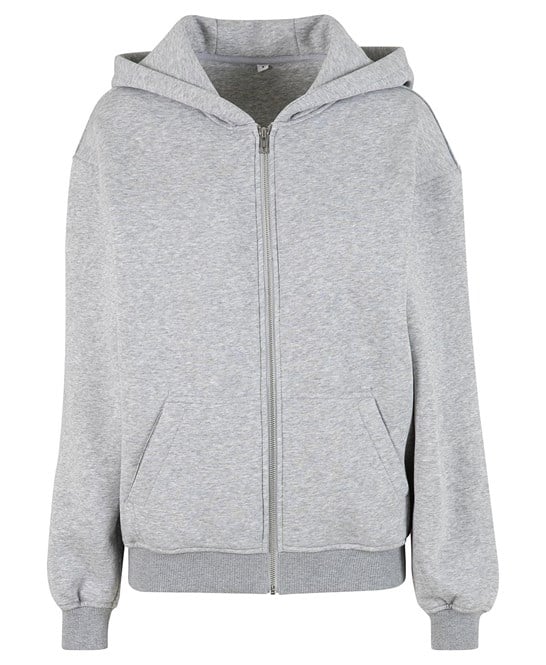 Build Your Brand BY445 Women’s Loose-Fit Zip Hoodie