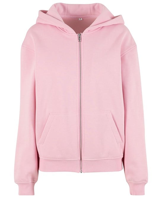 Build Your Brand BY445 Women’s Loose-Fit Zip Hoodie