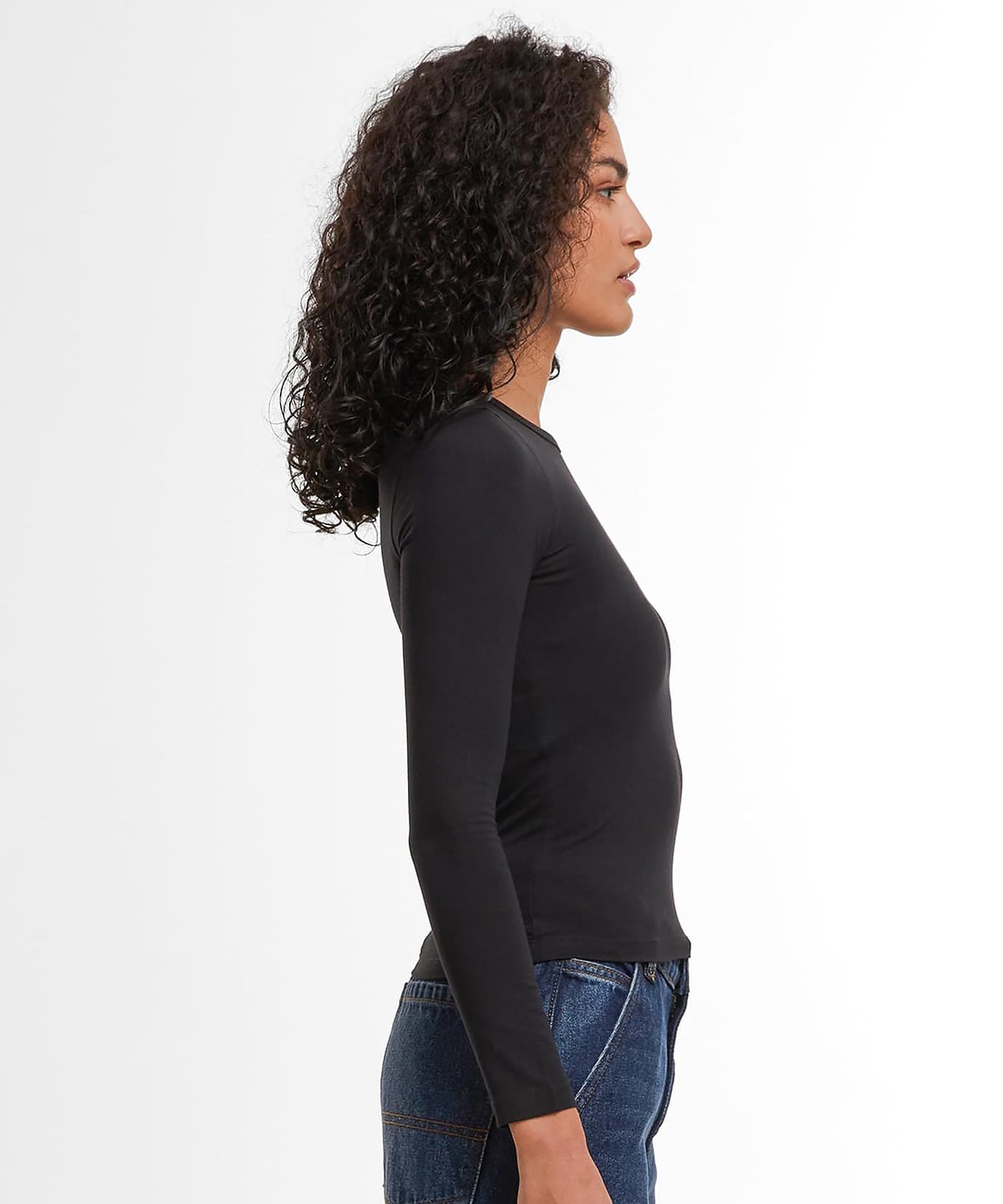Build Your Brand BY446 Women’s Ultra Slim Long Sleeve