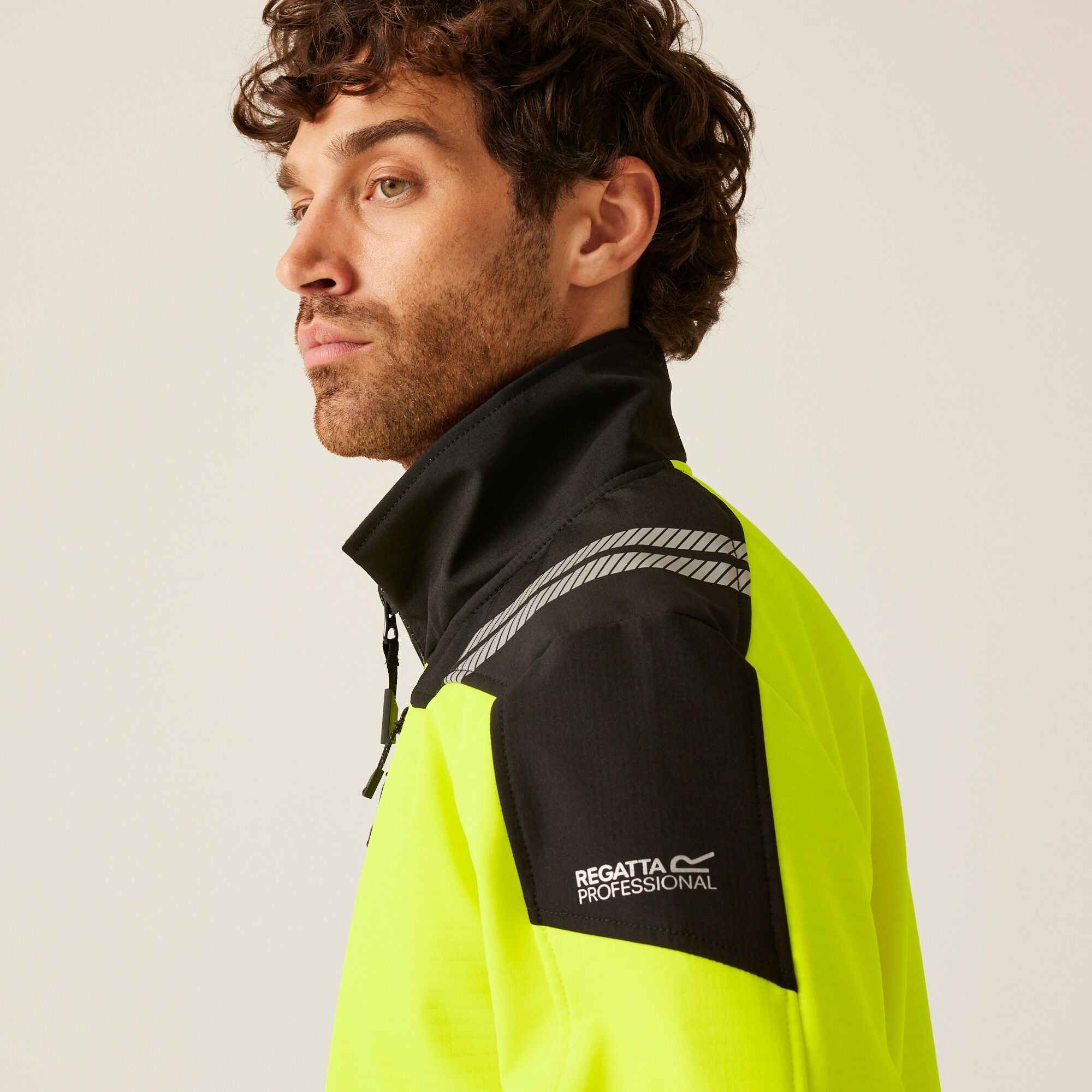 Regatta Professional Mens Hi-Vis X PRO 3 Layer Softshell Jacket - Class 2