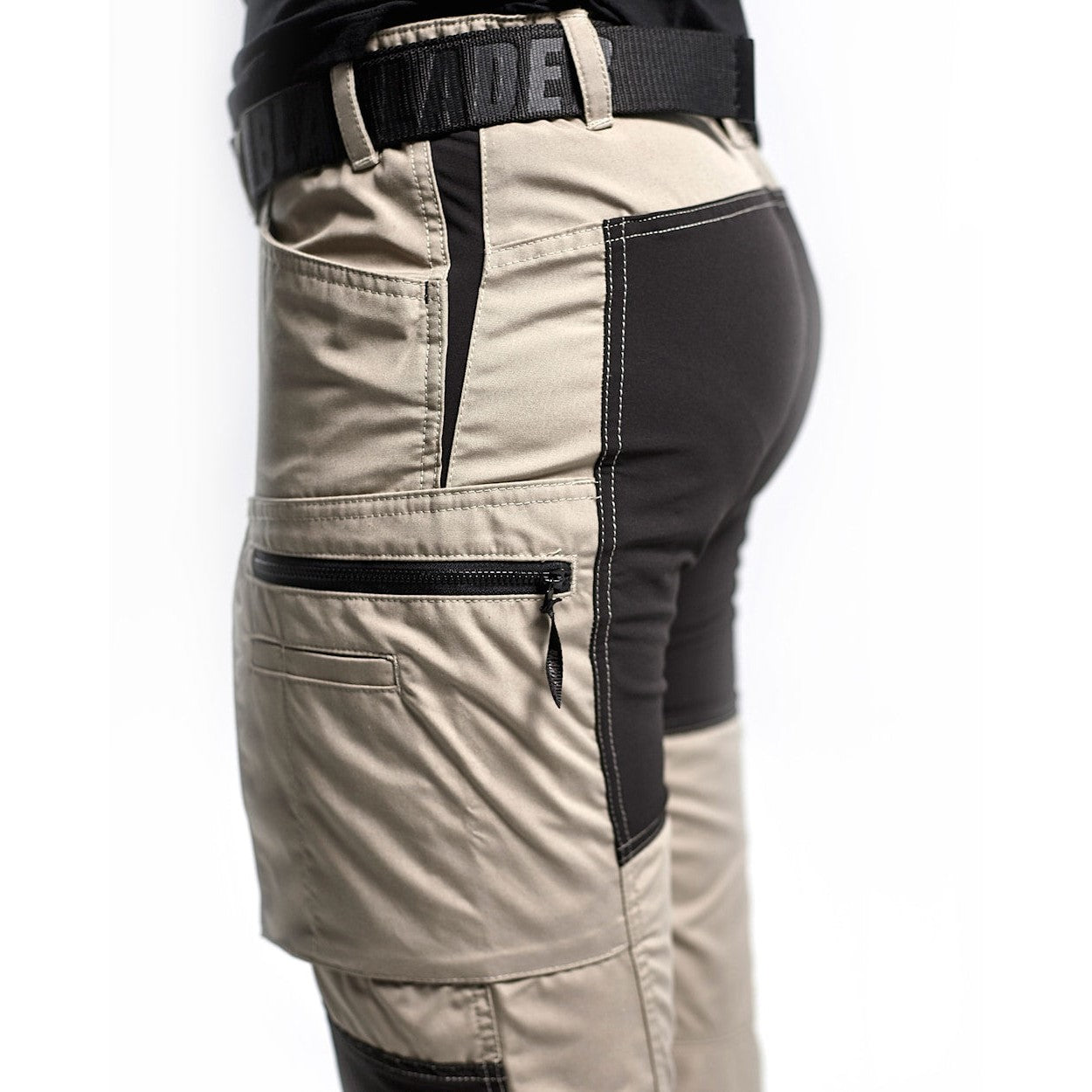 Blaklader Women's Service Trousers Stretch 71591845 #colour_stone-black