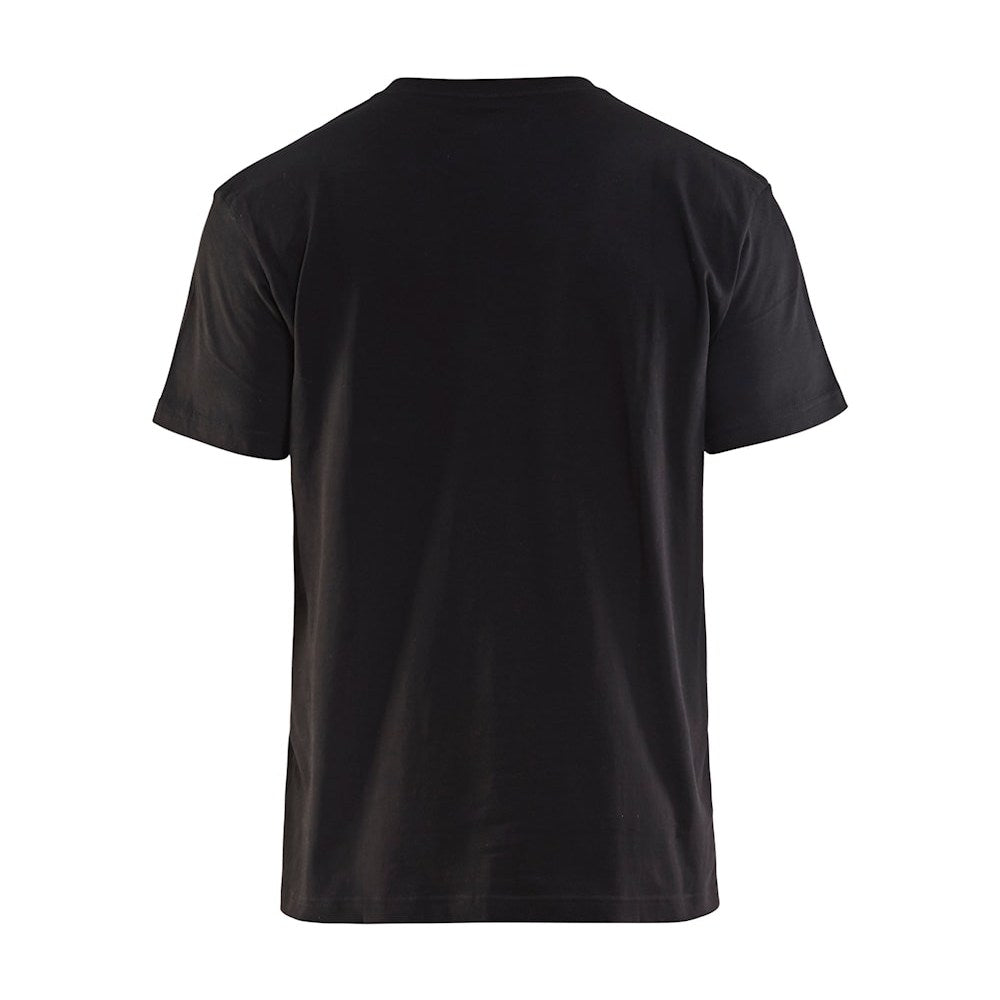 Blaklader T-Shirt 3379 #colour_black-hi-vis-yellow
