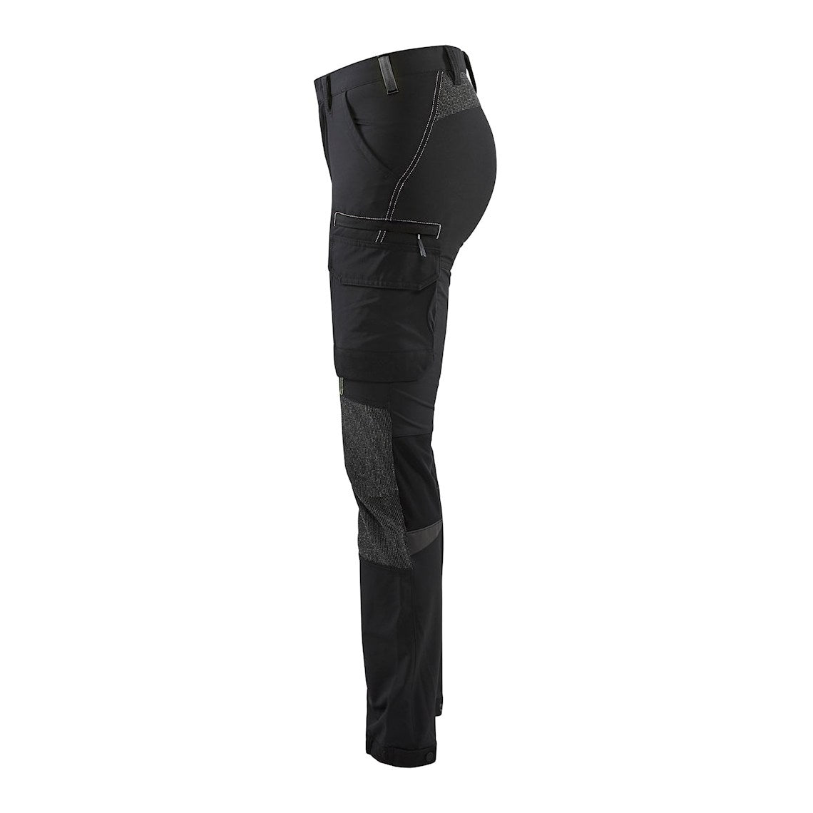 Blaklader Ladies 4-Way Stretch Service Trousers 7122 #colour_black-dark-grey