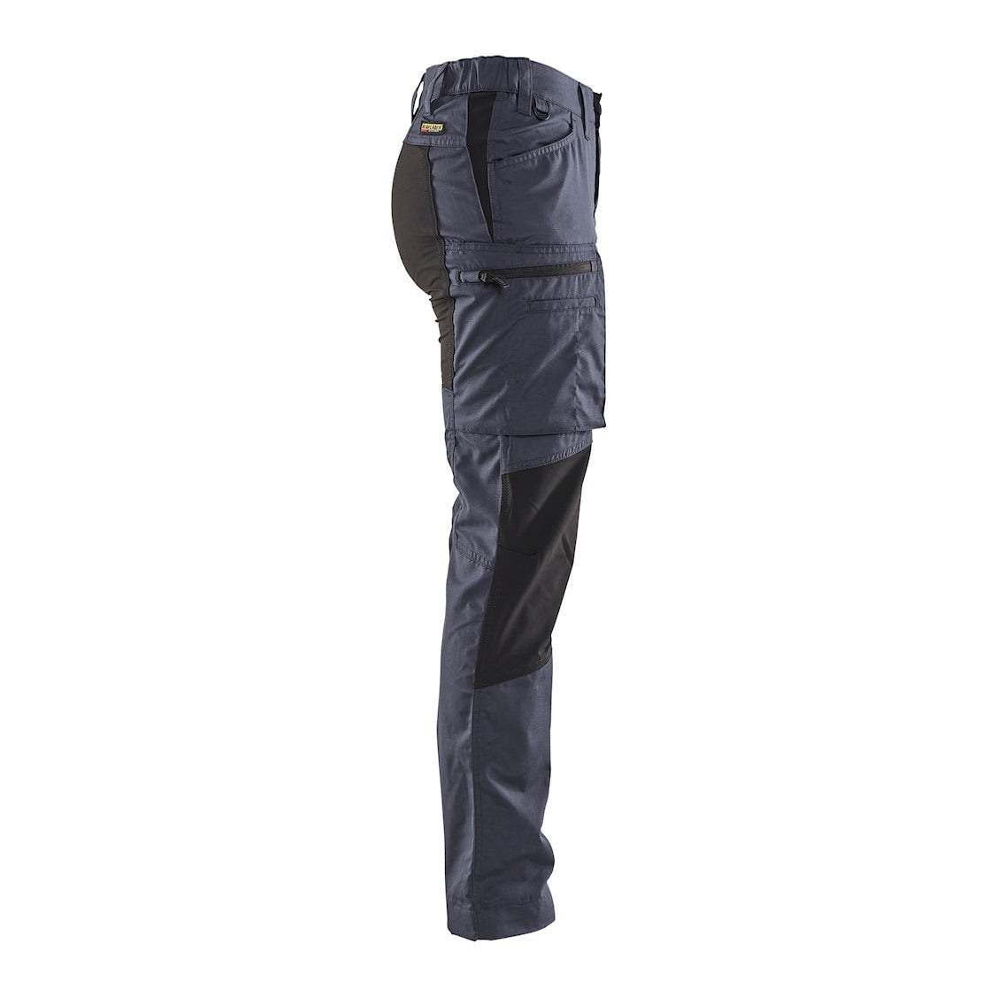 Blaklader Women's Service Trousers Stretch 71591845 #colour_grey-black