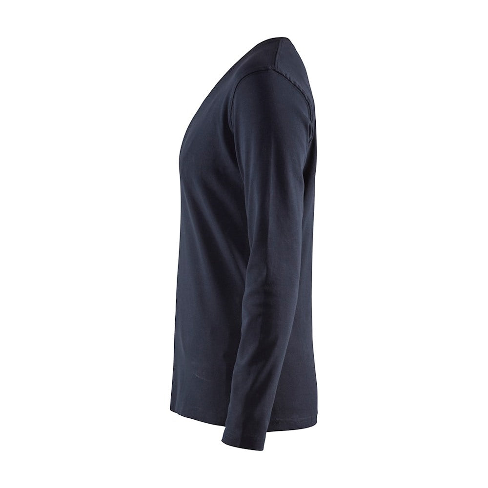 Blaklader Women's Long Sleeved T-Shirt 3301 #colour_dark-navy-blue
