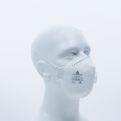 Delta Plus M1100V P1 Disposable Respiratory Mask with Valve – Box of 10