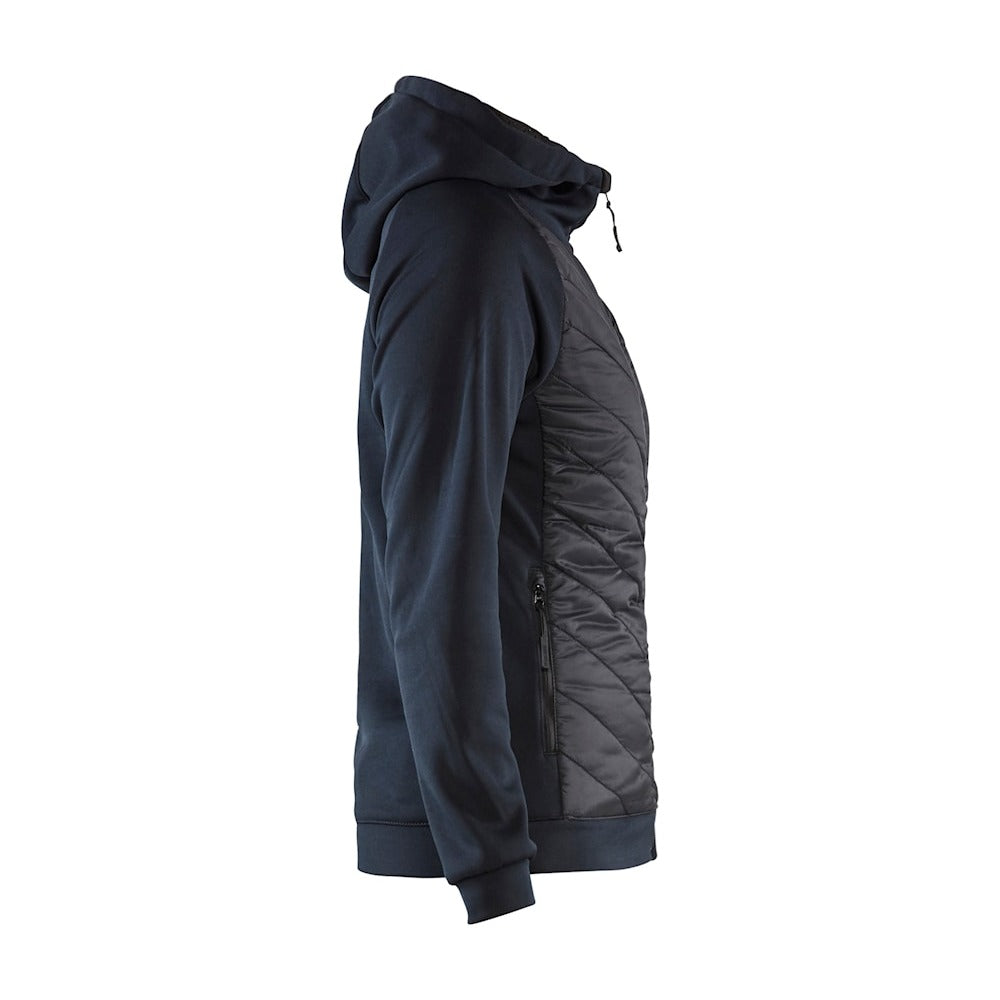 Blaklader Women's Hybrid Sweater 3464 #colour_dark-navy-black