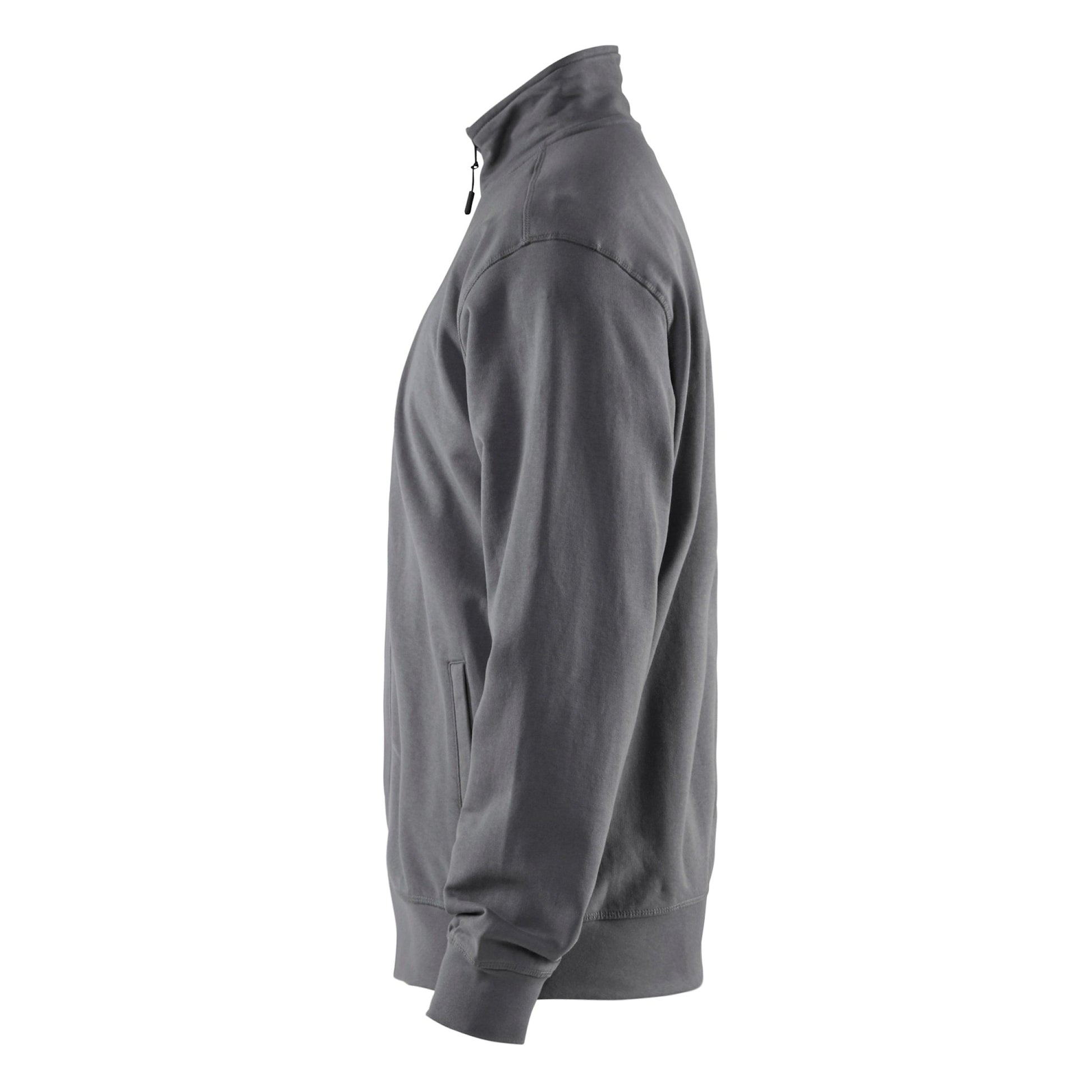 Blaklader Sweatshirt with Full Zip 3371 #colour_dark-grey
