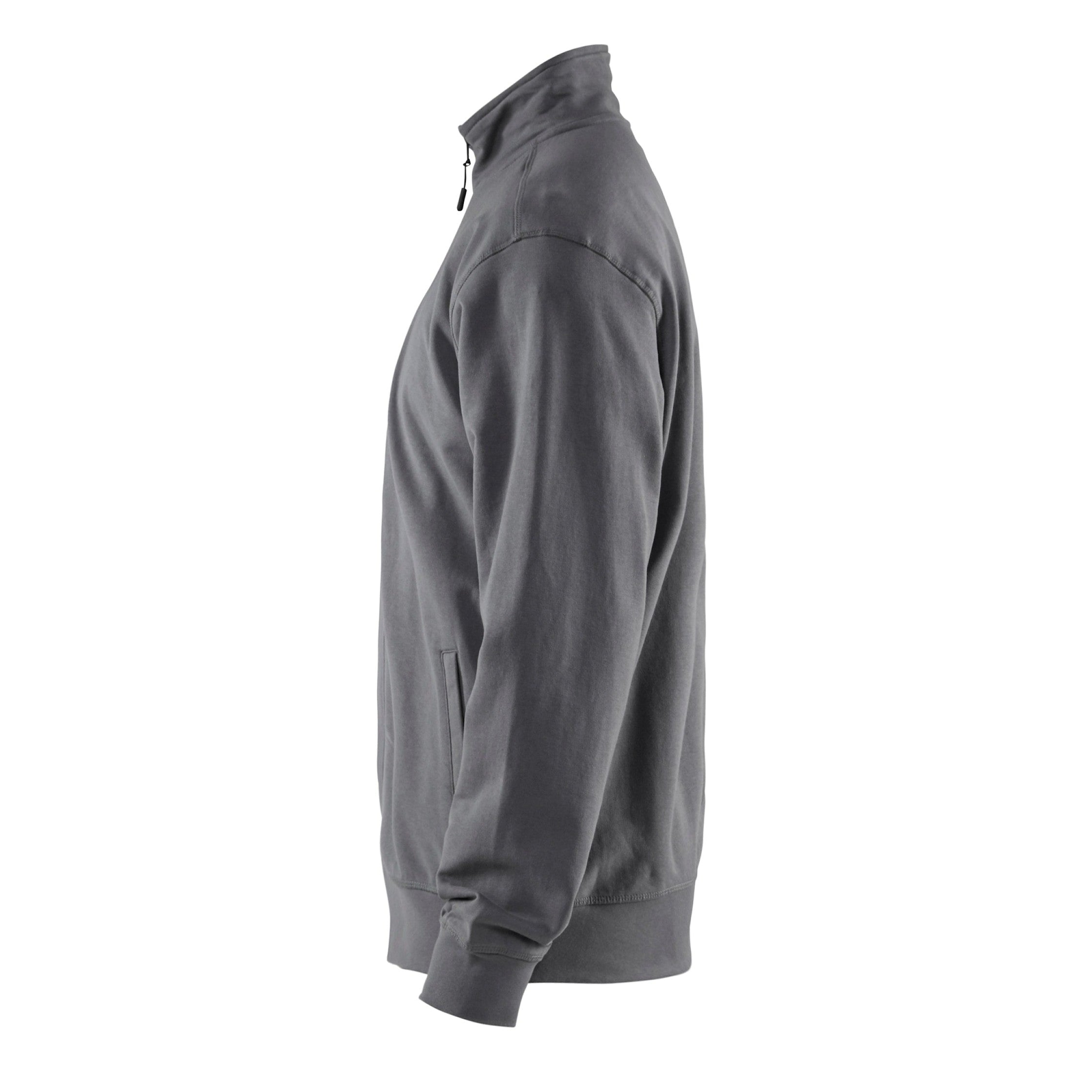 Blaklader Sweatshirt with Full Zip 3371 #colour_dark-grey