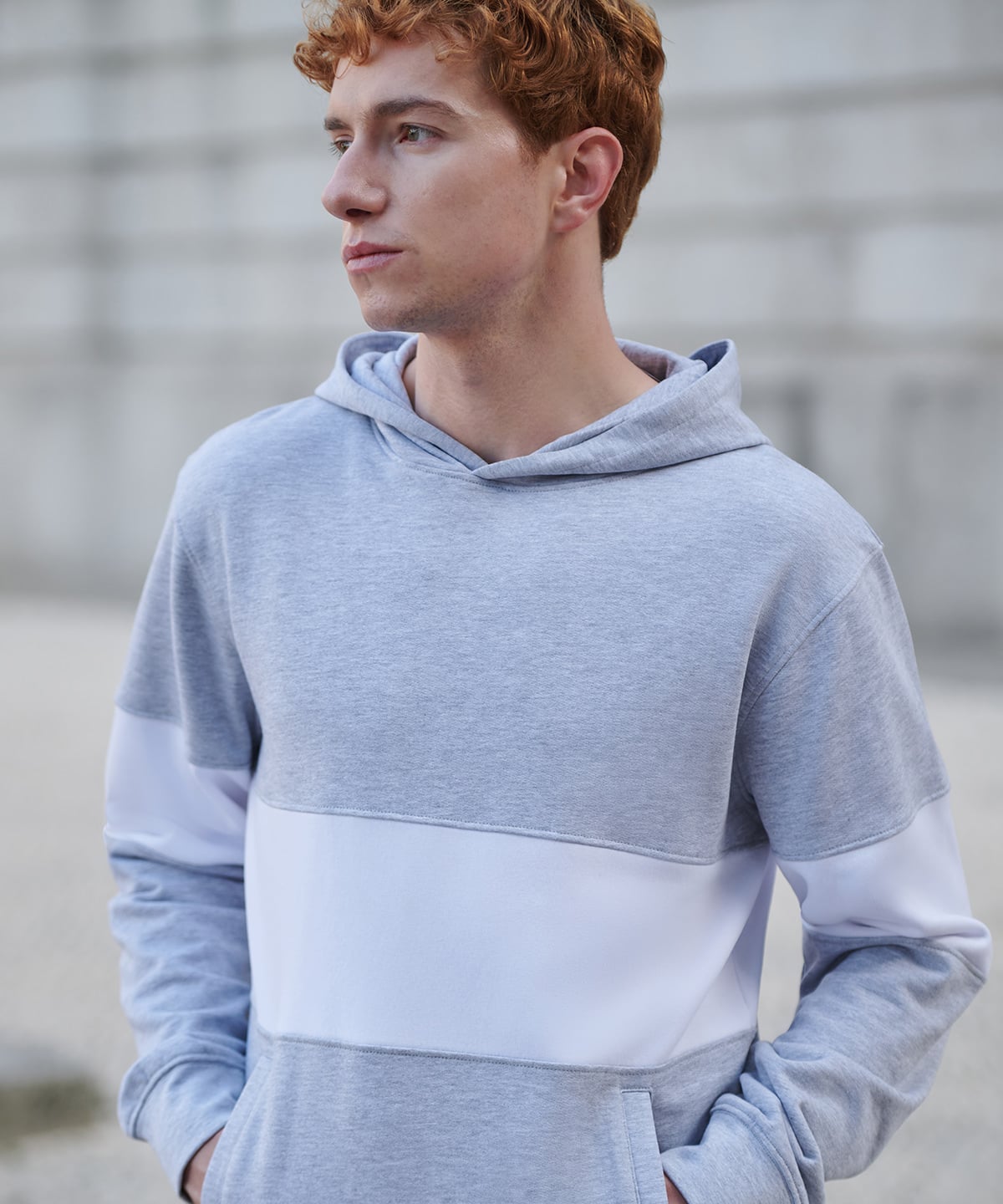 Front Row FR803 Heavyweight Panelled Hoodie