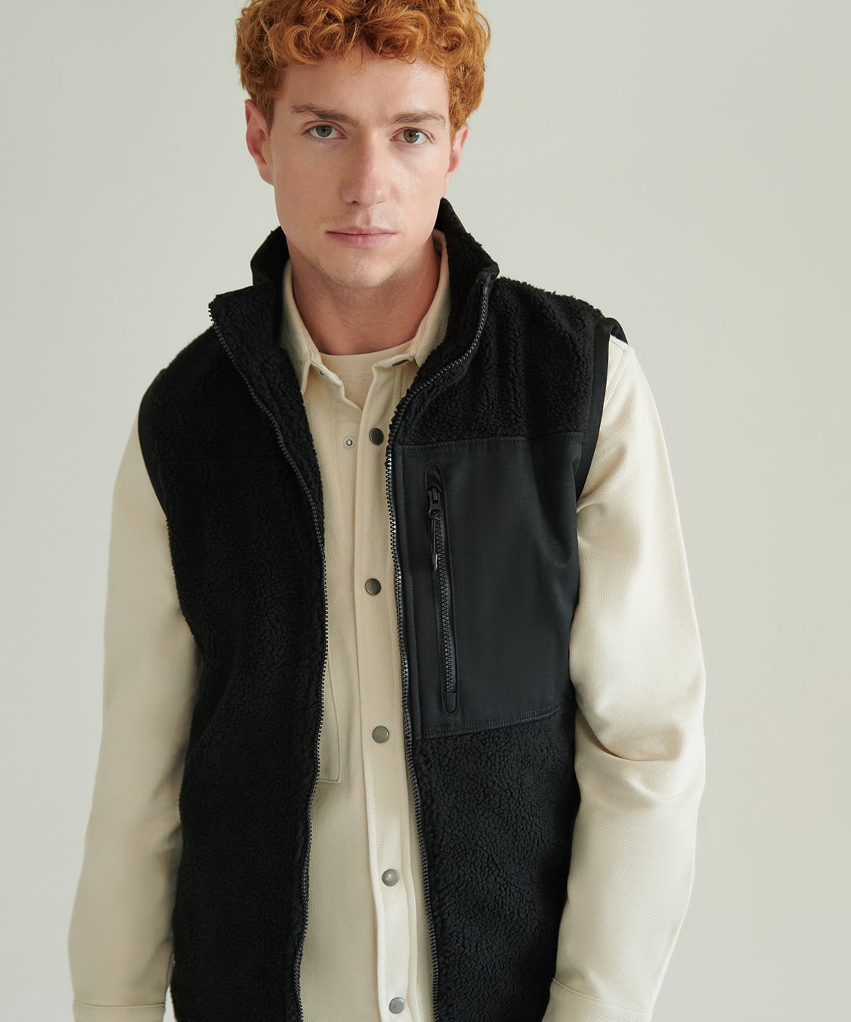Front Row FR855 Recycled Sherpa Gilet