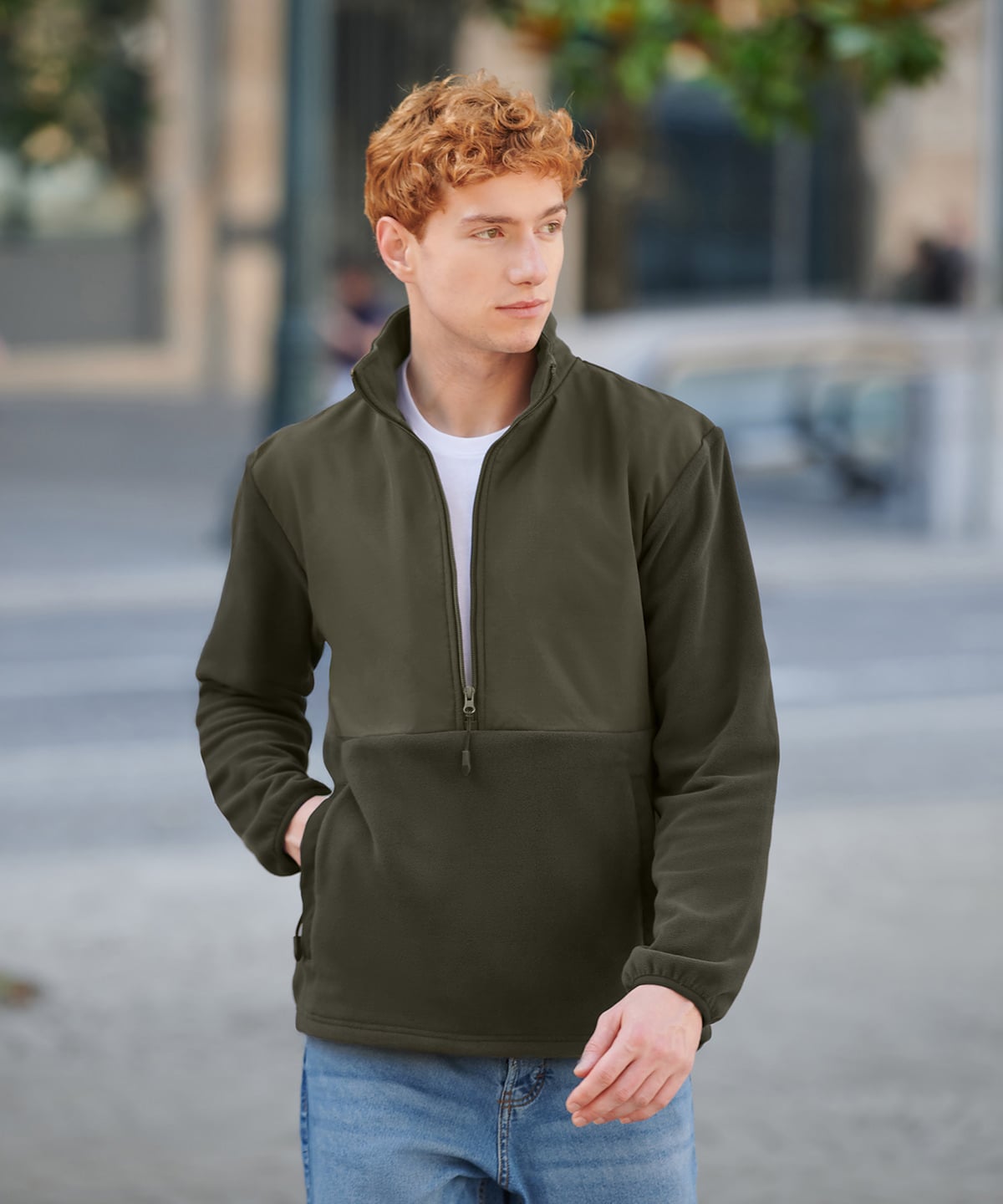 Front Row FR856 1/2-Zip Microfleece