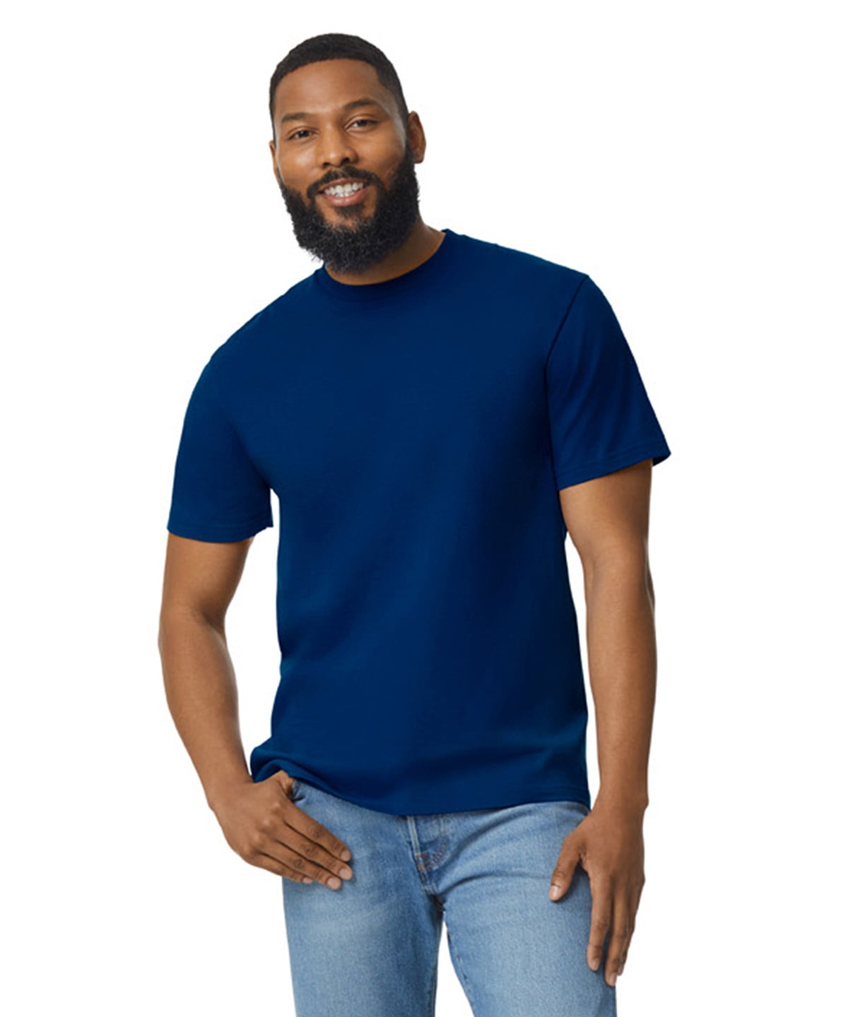 Gildan GD102 Softstyle™ Midweight Adult No-Label Enzyme Wash T-Shirt