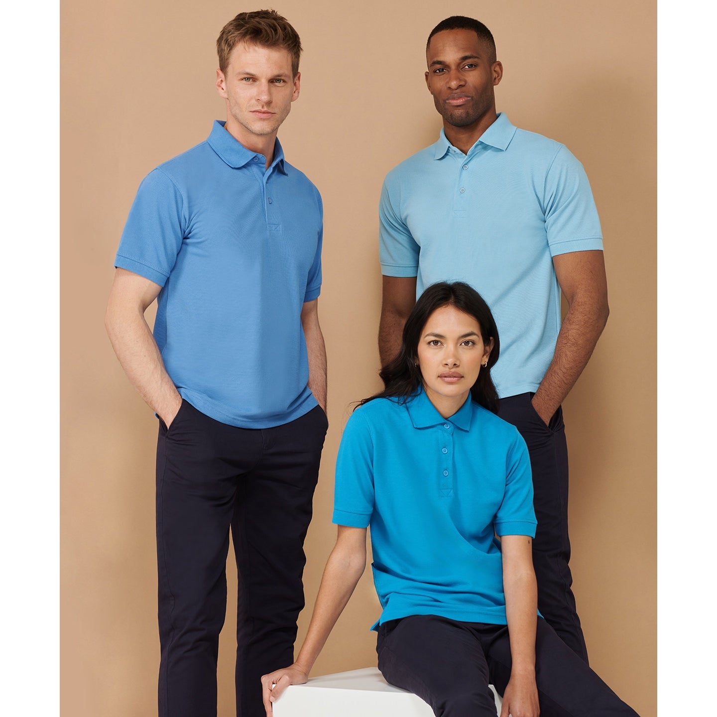 Henbury 65/35 Classic Piqué Polo Shirt - Turquoise
