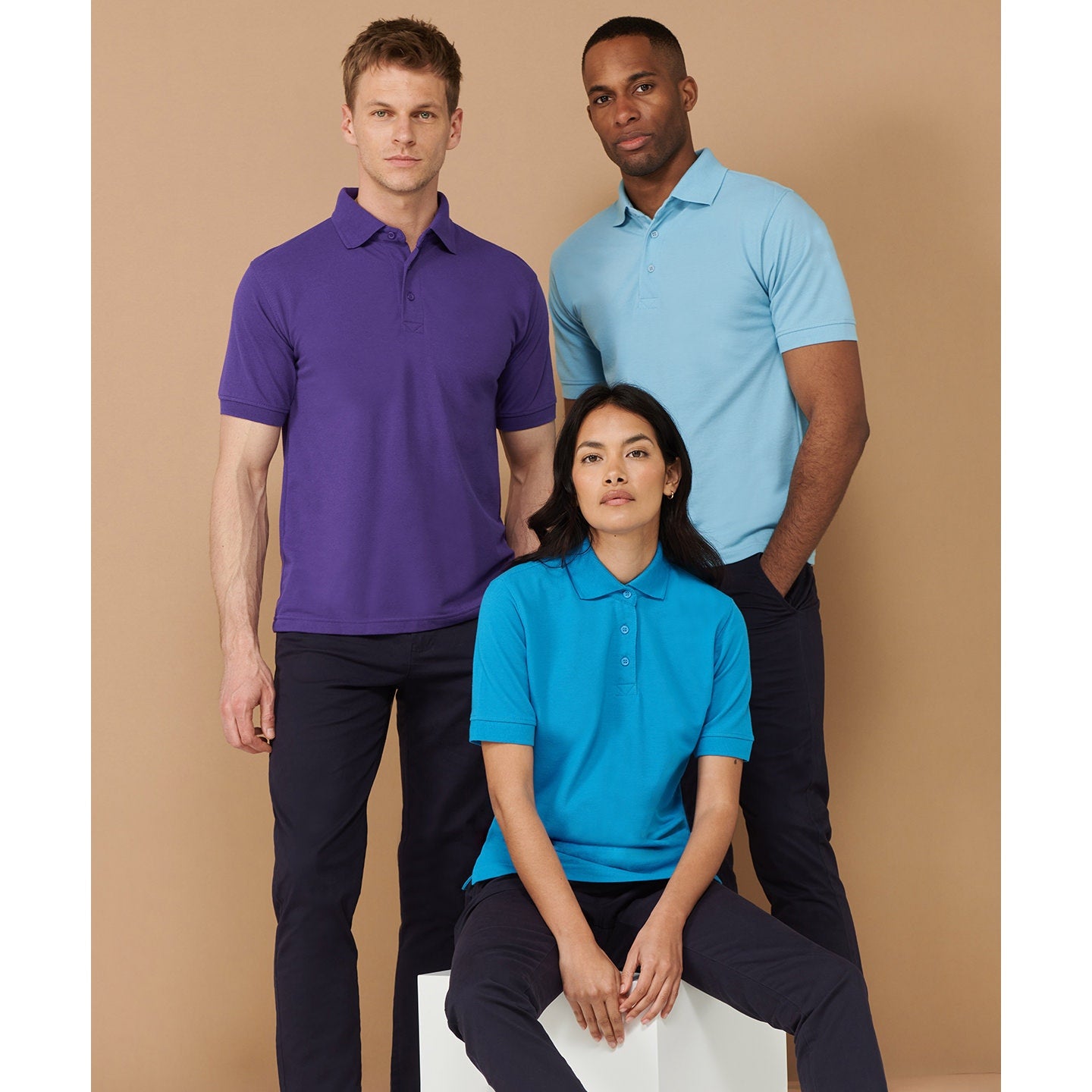 Henbury 65/35 Classic Piqué Polo Shirt - Turquoise
