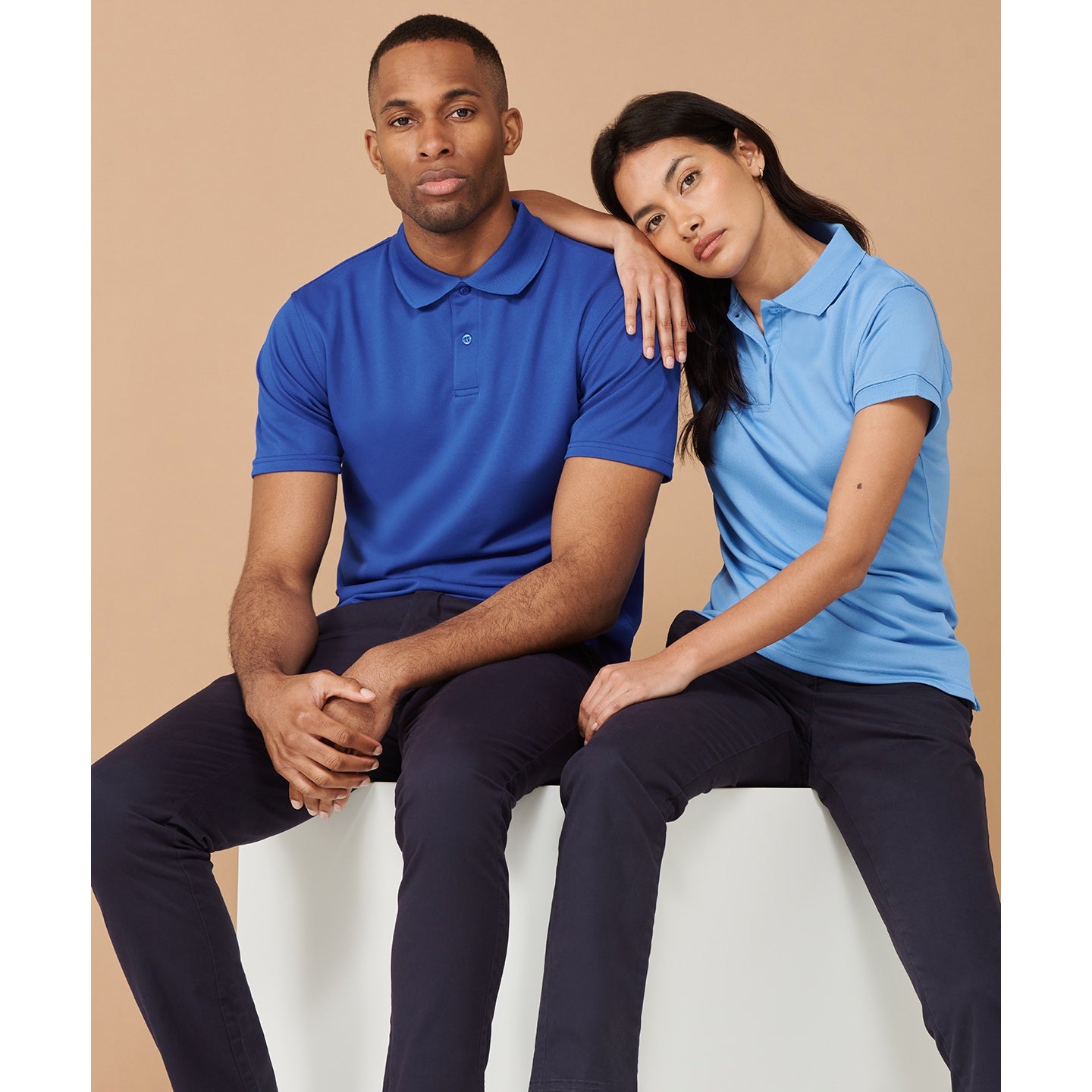 Henbury Coolplus® Polo Shirt - Navy*