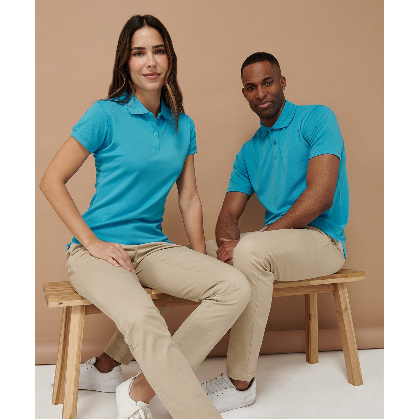 Henbury Coolplus® Polo Shirt - Red