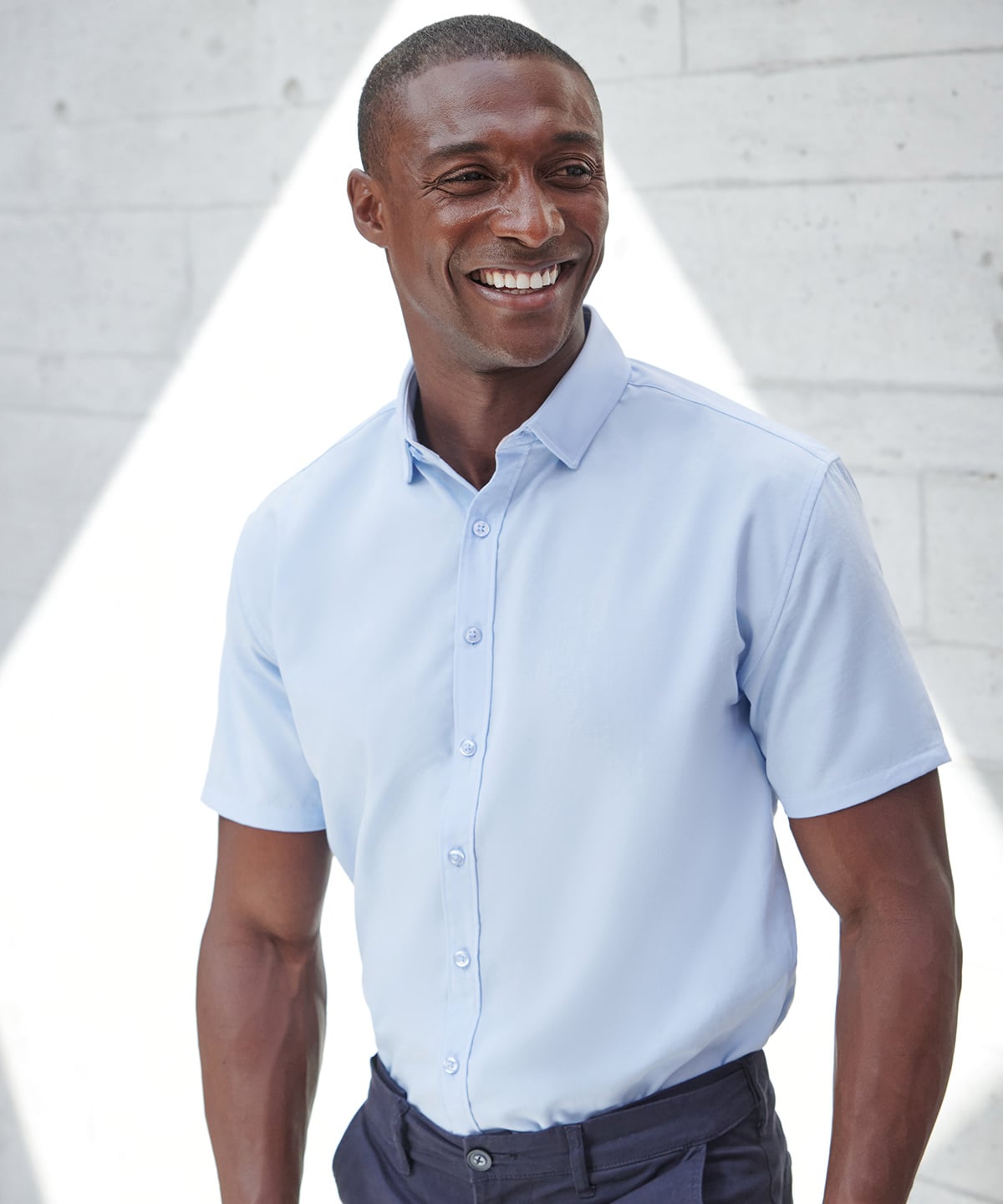 Henbury HB588 Short Sleeve ‘cotton-Feel’ Coolplus® Shirt