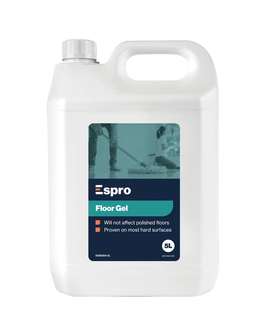 Espro 5L Floor Gel Pack of 2 Heavy Duty Cleaner for Hard Surfaces Shine