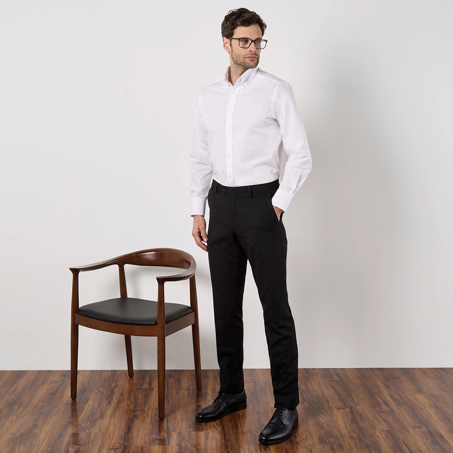 Kustom Kit City Business Shirt Long-Sleeved (Tailored Fit)