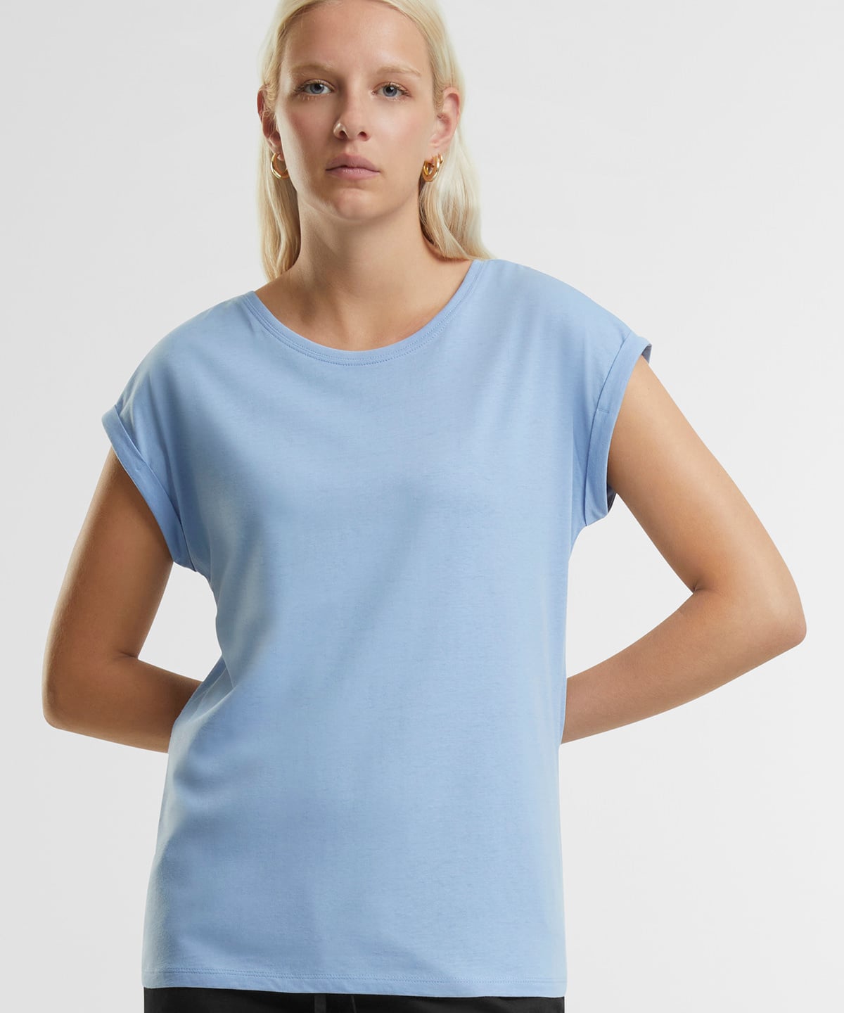 New Morning Studios NM007 Women’s Regular Extended Shoulder Tee