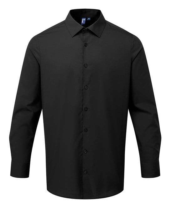 Premier PR203 Long Sleeve ‘recyclight’ Poplin Shirt