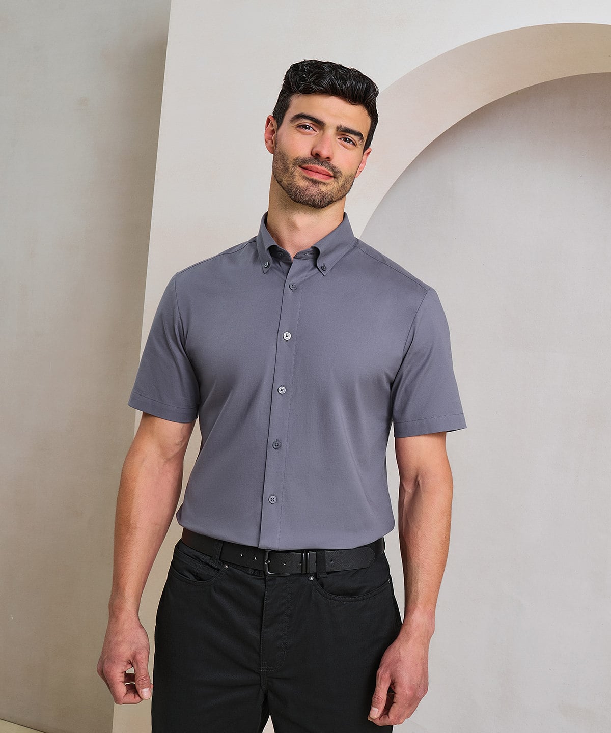 Premier PR286 ‘supreme’ Oxford Short Sleeve Shirt