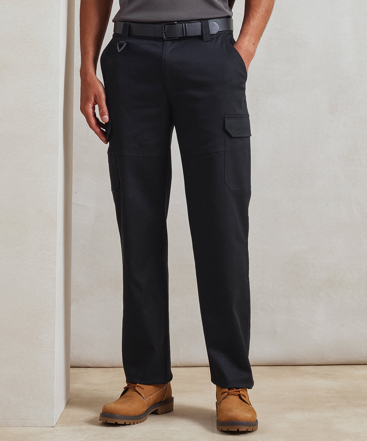 Premier PR565 Stretchchecker Work Cargo Trousers