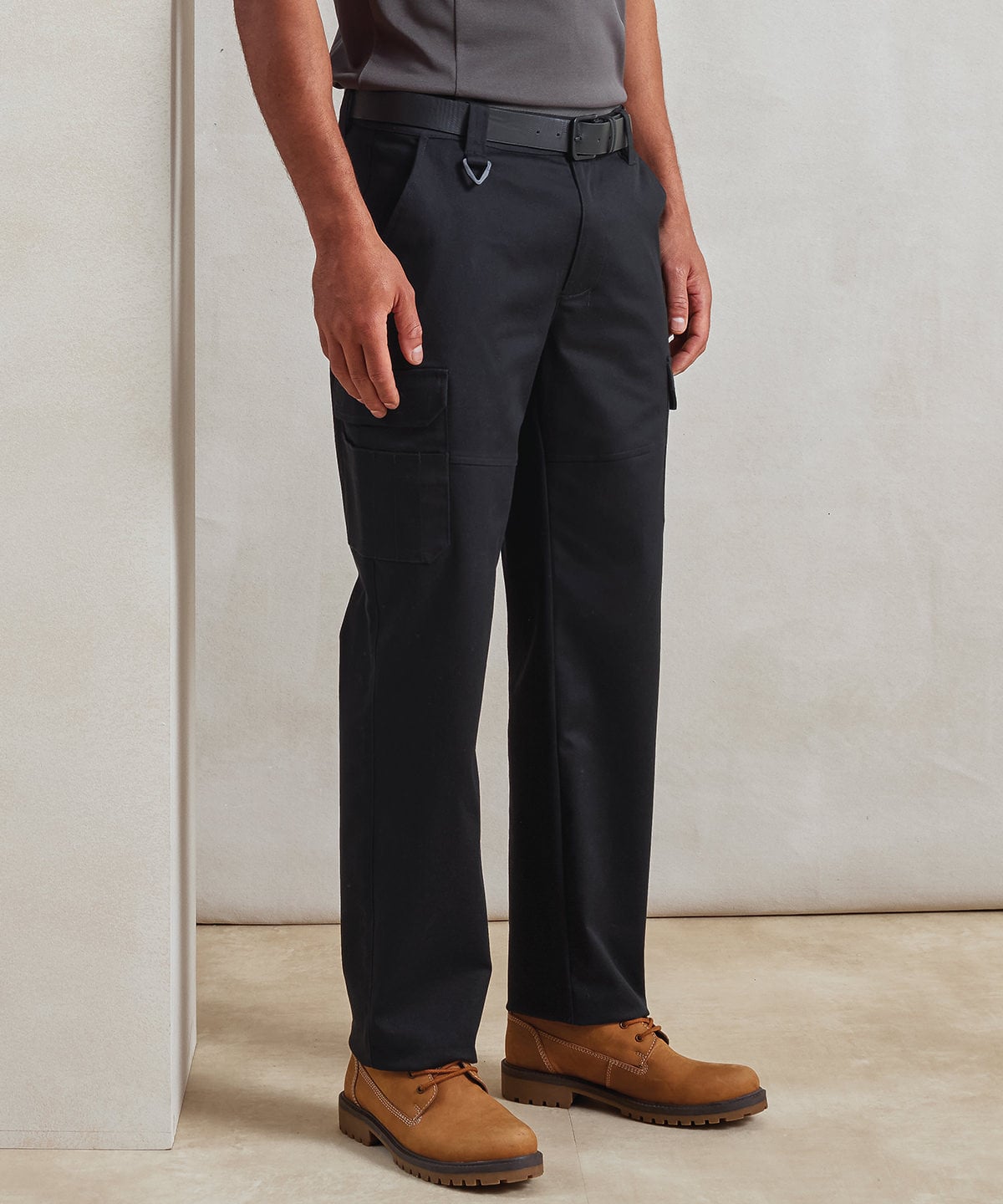Premier PR565 Stretchchecker Work Cargo Trousers