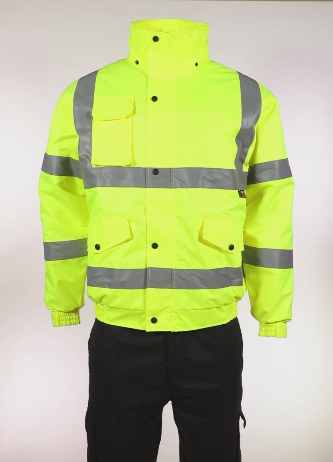 Load video: Espro High Visibility Bomber Jacket EN20471