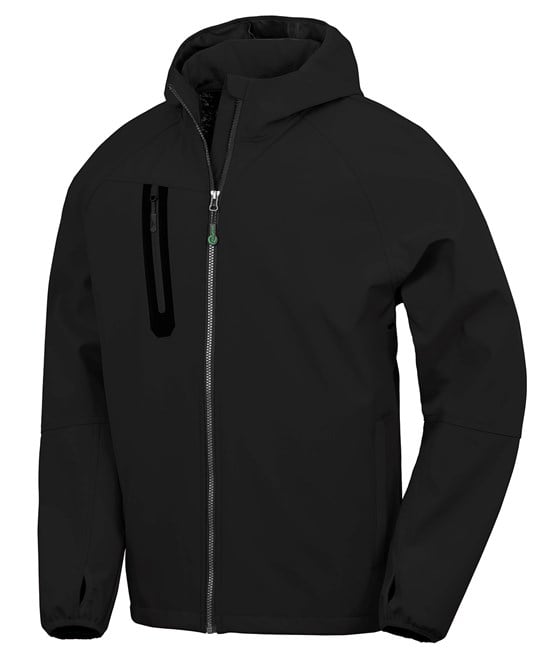 Result Recycled R909X 3-Layer Recycled Printable Casual Hooded Softshell