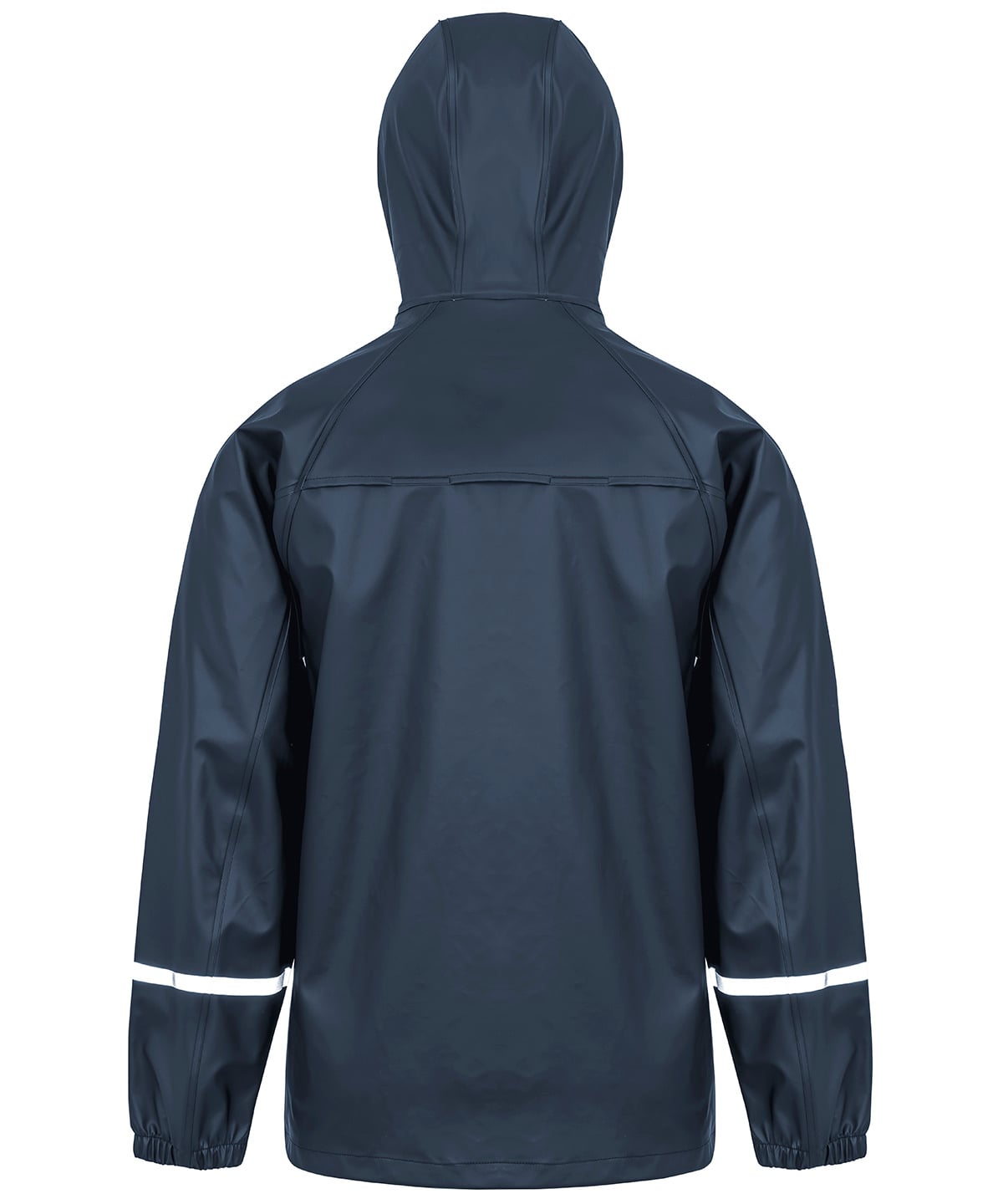 Result Recycled R915X Prism Pu Waterproof Jacket With Reflective Bands And Recycled Backing