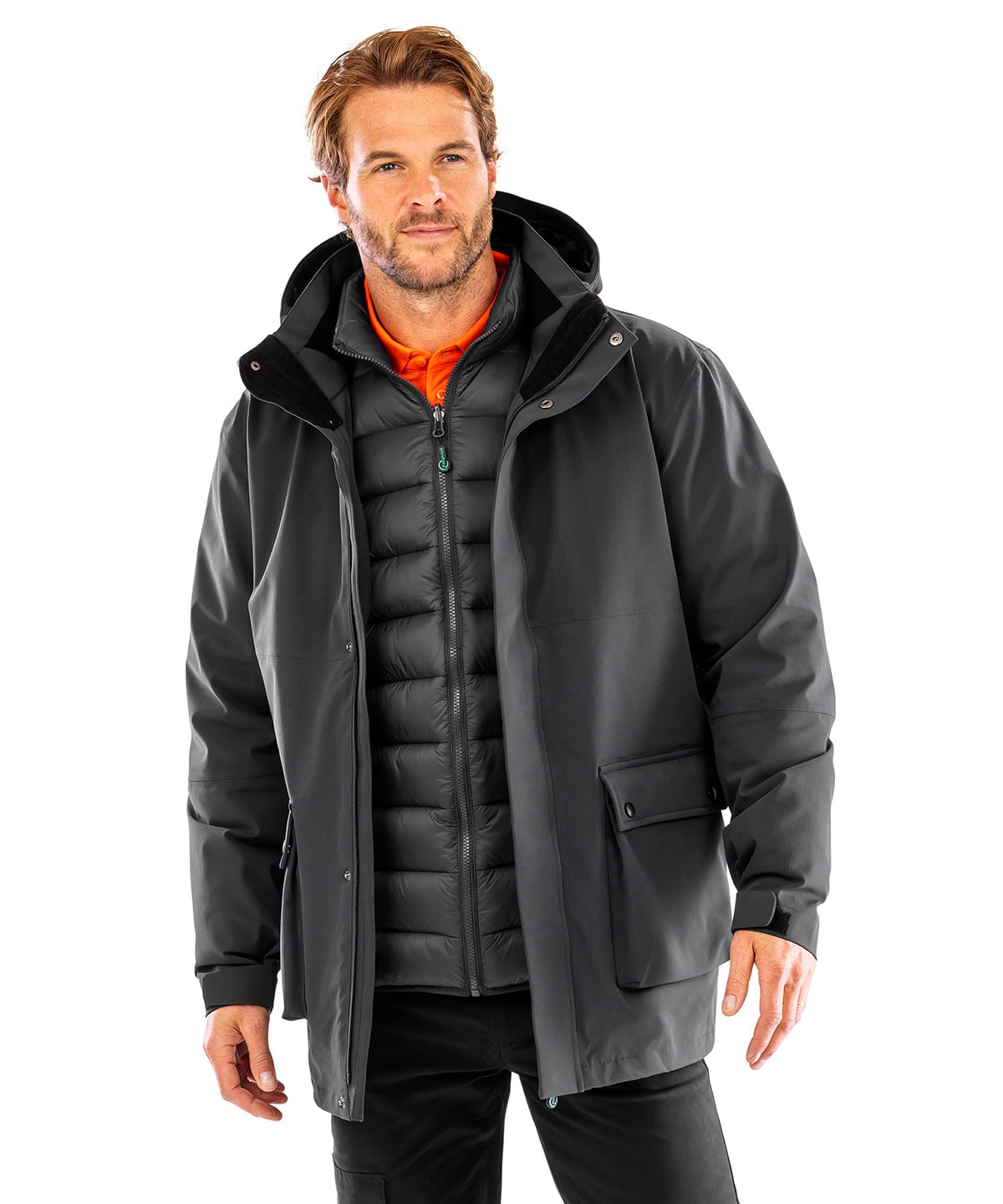 Result Recycled R920X Recycled 3-In-1 Padded Ripstop Jacket