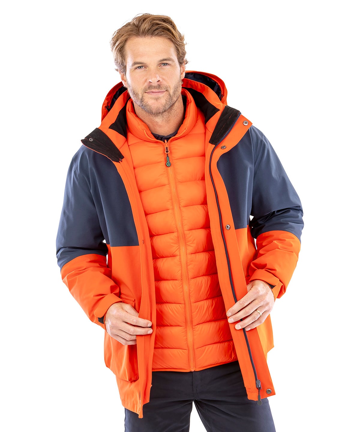 Result Recycled R920X Recycled 3-In-1 Padded Ripstop Jacket